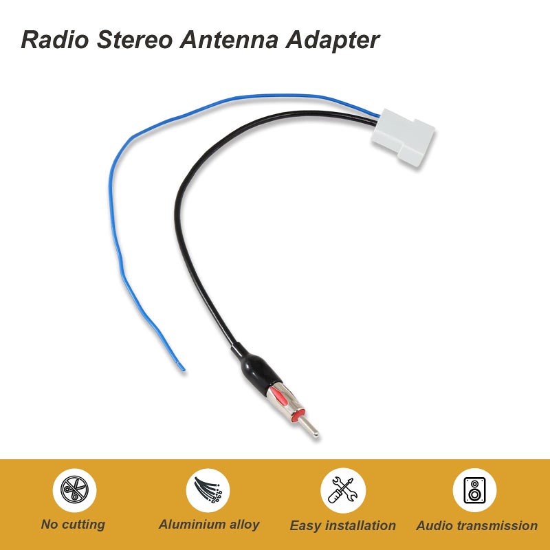RED WOLF Aftermarket Antenna Adapter Wire Replacement for 2008-2020 Nissan Frontier Pathfinder Titan Armada Xterra, Infinit QX60/G37/EX35/FX35 2010-2014 Car Radio Stereo Antenna Wiring Harness - Image 4